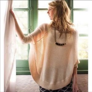 Anthropologie sweater poncho